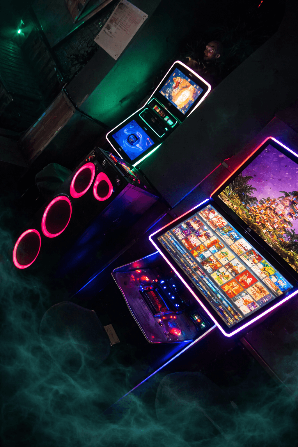 Music box and slot machines